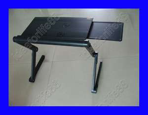 Folding Laptop Desk Stand Table with 4 fan & mousepad  