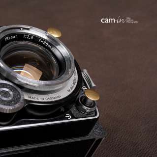 Cam in Copper Gold Soft release shutter button Leica Contax Hasselblad 