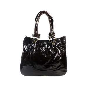  [Dignity Roxanne] Coffee Double Handle Leatherette Satchel 
