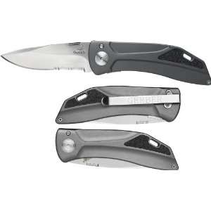 Gerber Void Folding Knife 3 Combo Blade, Aluminum Handles 