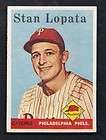 Stan Lopata Phillies 1958 Topps Card #353