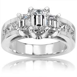 14k Gold 2ct TDW Certified Diamond Engagement Ring (H I, SI1 SI2 