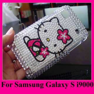 Hello Kitty Bling Case Cover For Samsung Galaxy S i9000  