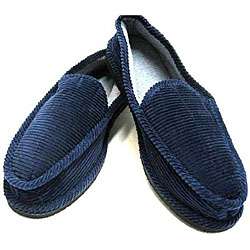 Daisy Jane Mens Blue House Slipper Shoes  