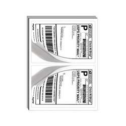 Paypal ClickNShip shipping Labels ( 8.5x5.5 ) 200 pack  