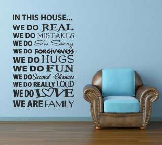   Vinyl lettering wall art words quotes family decor decal love  