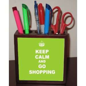  Rikki KnightTM Keep Calm and Go Shopping   Lime Green 
