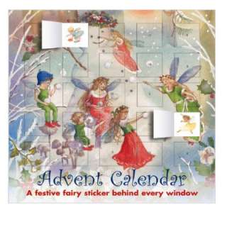 FOREST FAIRIES Advent Calendar Christmas Fairy Stickers  