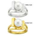 10k Gold Freshwater Pearl Ring (7 7.5 mm) Today 