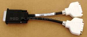 DELL DMS 59 to Dual DVI Monitor Splitter Y Cable H9361  