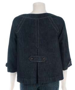 Anne Klein Jeans Womens 3/4 sleeve Jacket  