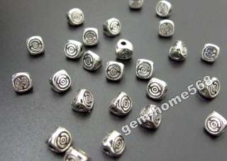 80 Tibetan Silver 3 Sides Beads Spacers Findings B758  
