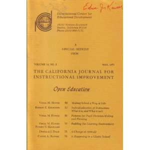 The California Journal For Instructional Improvement (Open Education 