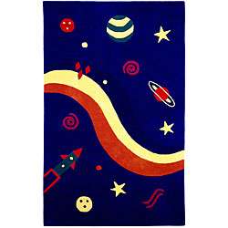 Hand tufted Kids Space Rug (4 x 6)  