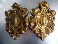 ANTIQUE FRENCH BELT BUCKLE GOLD BRASS 19TH CENTURY  