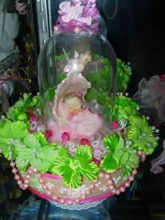 BABY SHOWER BABY GIRL CAKETOP CENTERPIECE DOME PARTY SUPPLY DECORATION 