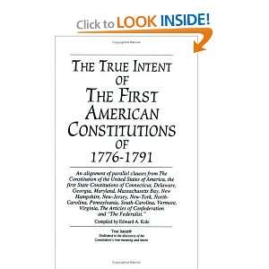   Constitutions of 1776 1791 (9780741402356) Edward A. Kole Books