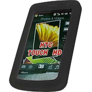  Silicone Skin Case for HTC Touch HD T8282 (Black) Cell 