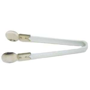   Steel Ice Serving Tongs with Plastic Handle