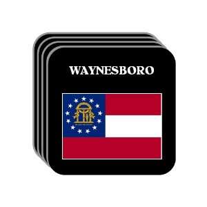  US State Flag   WAYNESBORO, Georgia (GA) Set of 4 Mini 