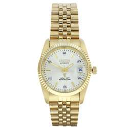 Croton Mens Goldplated Famous Look Automatic Watch  