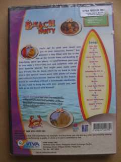 Barney and Friends Beach Party Brand NEW DVD SEALED  