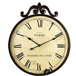 Provence Old Paris Wall Clock  