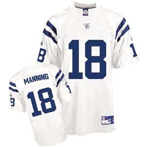  Indianapolis Colts Peyton Manning White Replica Football 