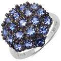 Sterling Silver Tanzanite Ring (1 1/3ct TGW 