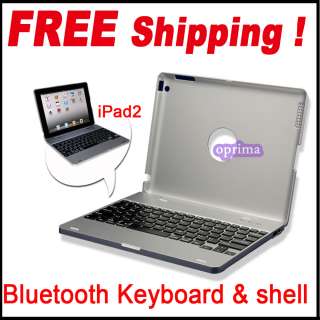 Wireless Cover Shell Mobile Bluetooth Keyboard for iPad 2 ipad2 4000mA 