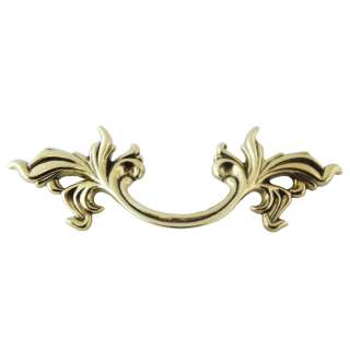 Polished Brass Cabinet Pull   Two Hole  