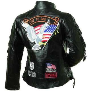   genuine leather motorcycle jacket brand diamond plate rock design