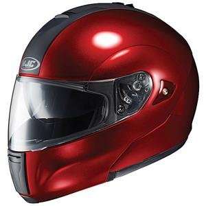  HJC IS MAX Solid Modular Helmet   Large/Wine Automotive