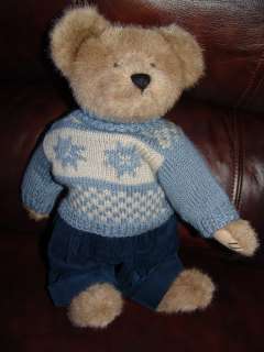 Boyds Bear 1990   99 Brown Bear w/ Bearwear Clothes 14  