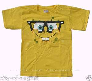   Nerd Kids Funny T Shirt Squarepants Nerdy Monster geek glasses tee New