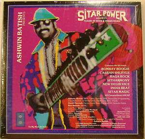 LP  ASHWIN BATISH Sitar Power 1986 Rock & Fusion Classic SEALED 