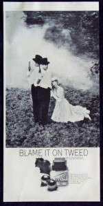 Vintage 1962 Tweed Perfume by Lentheric Magazine Ad  