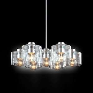  Sonneman Lighting 4807.01 Transparence   Seven Light 