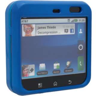Blue Faceplate Case For Motorola Flipout MB511 Phone  