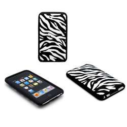 Zebra Print Cover Laser Skin for iPod Touch 2G  