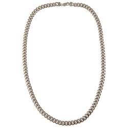   Sterling Silver 26 inch Cuban Link Chain Necklace  