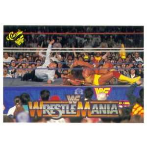 History of WrestleMania Wrestling Card #145  Ultimate Warrior vs 