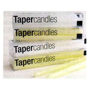 White Taper Candles 10 inch Box of 6 