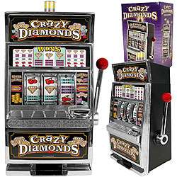 Crazy Diamonds Slot Machine Bank   Replica  