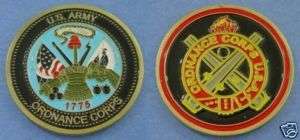 US Army Ordnance Corps 1775 Challenge coin Military  
