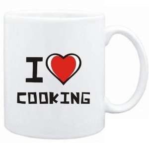  Mug White I love Cooking  Hobbies