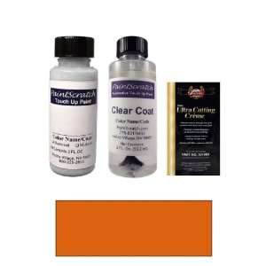  2 Oz. Imperial Orange Pearl Metallic Paint Bottle Kit for 