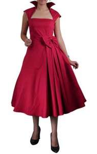 ROCKABILLY PINUP RETRO 50S SWING PARTY DRESS MAD MEN