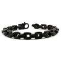 Stainless Steel Wire and Black Rubber Bracelet MSRP $25 