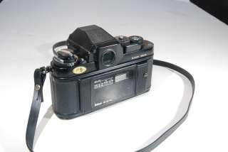 Nikon F3 Camera body w/ DE 2 prism MF 14 data back 018208016914  